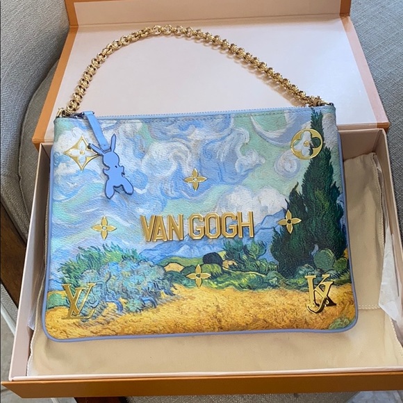 Masters Jeff Koons Van Gogh Pochette Clutch - Picture 3 of 8